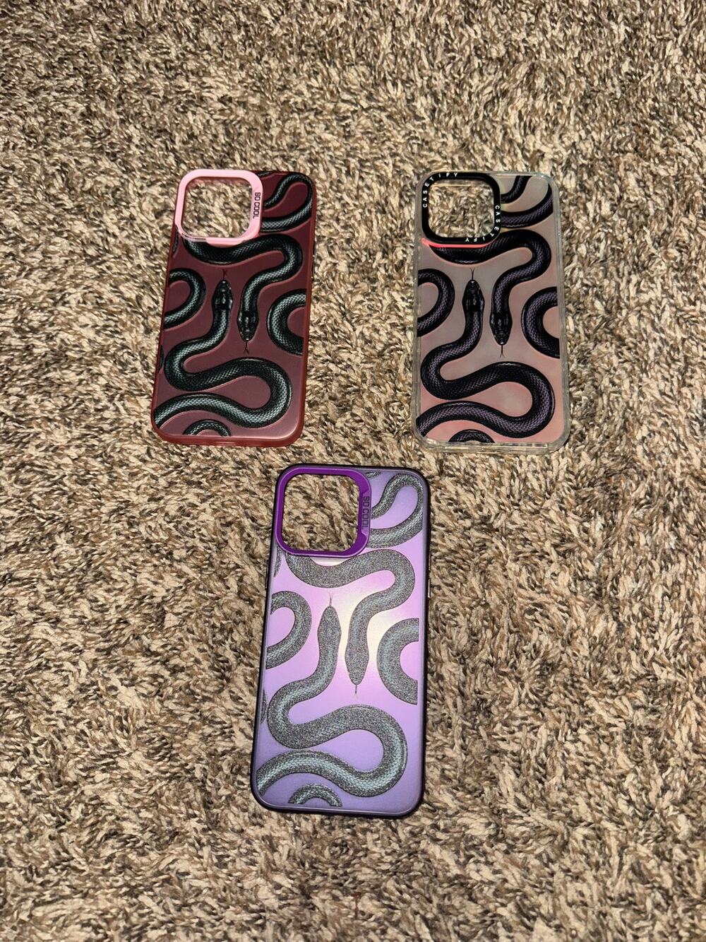 kingsnake design IPhone 15 Pro Max CASETiFY Cases LOT